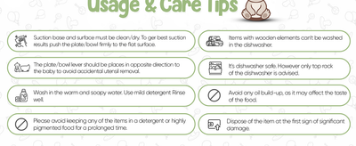 Silicone Baby Feeding Set USE Tips