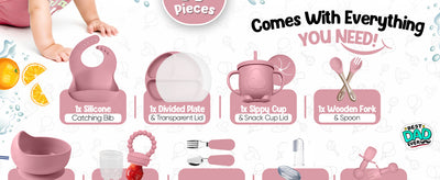 Silicone Baby Feeding Set