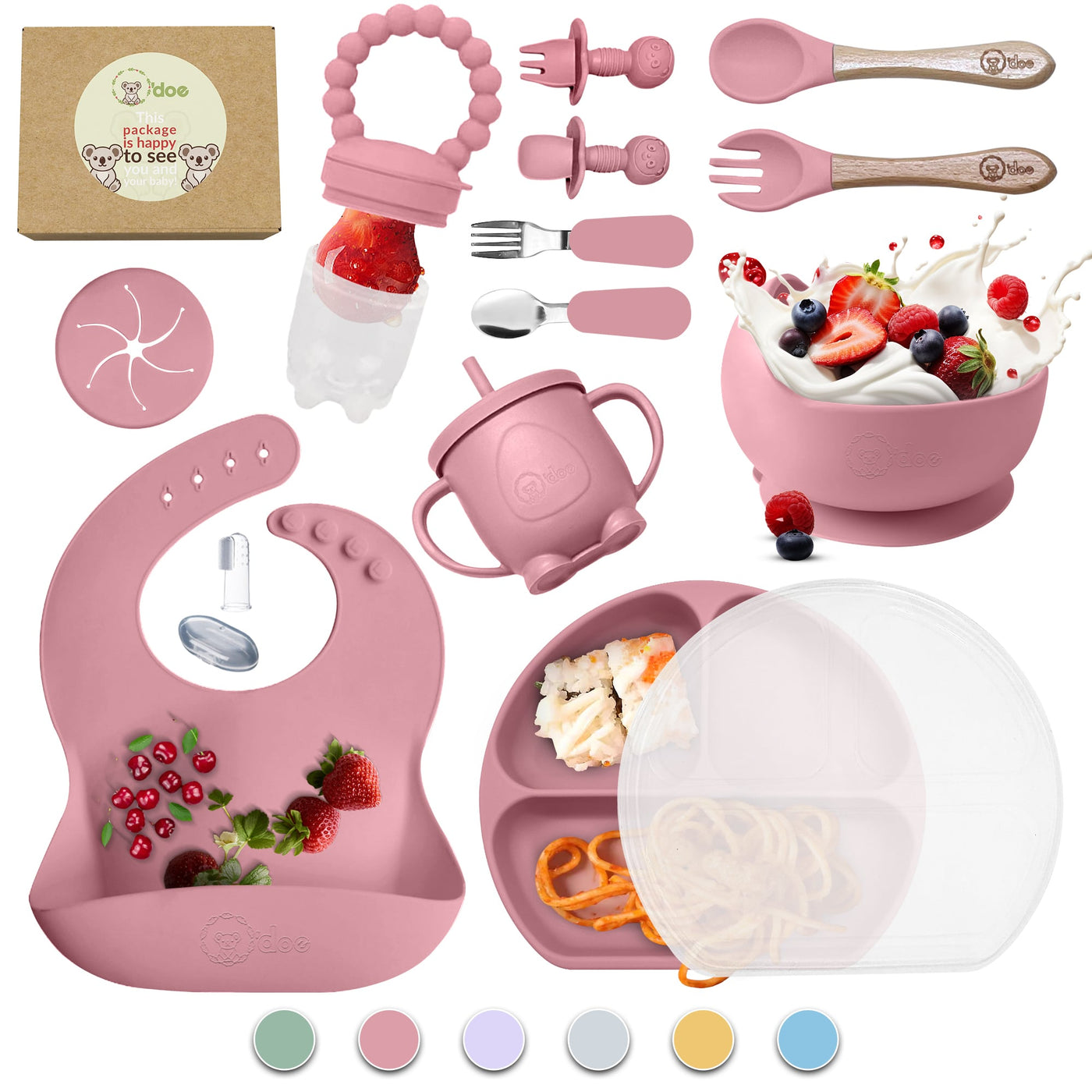 Silicone Baby Feeding Set